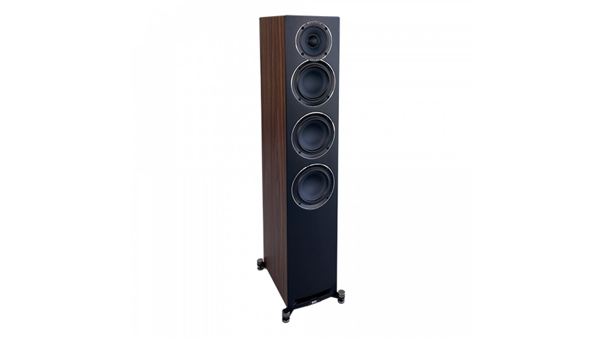 Elac 5.25" UniFi Reference Floorstand Speaker - Walnut/Black, Each