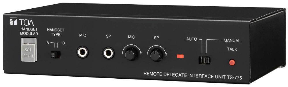 TOA TS-775 remote delegate interface unit for the TS-770 series conference system
