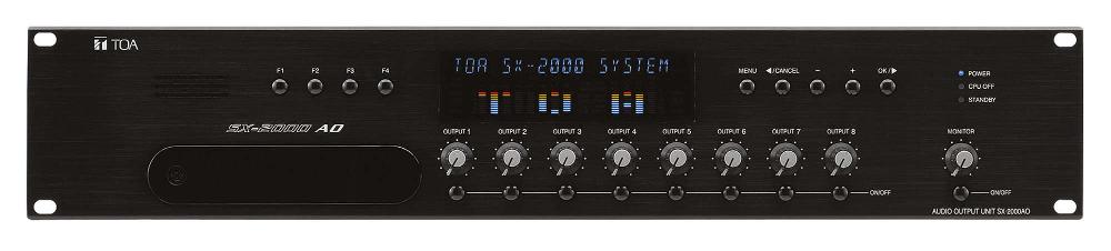TOA SX-2000AO SX-2000 Series Audio Output Unit for Use With Conventional Amplifiers