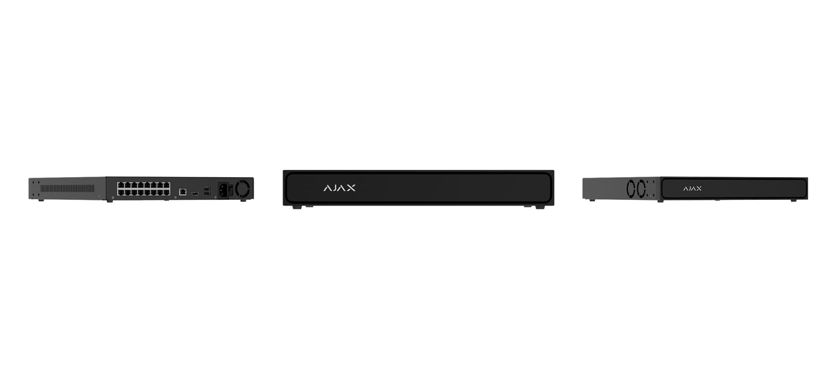 Ajax 160703.122.BL3 Superior NVR H2DAI16PAC (16ch) (9NA) black