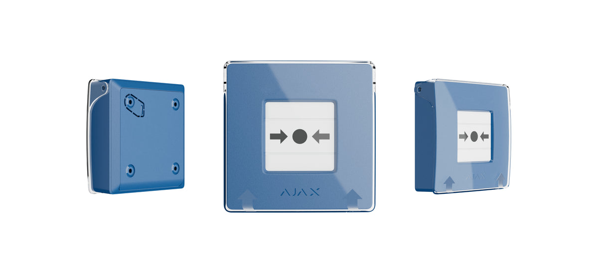 Ajax 84236.171.NC3 Manual Call Point (Blue) (9NA)