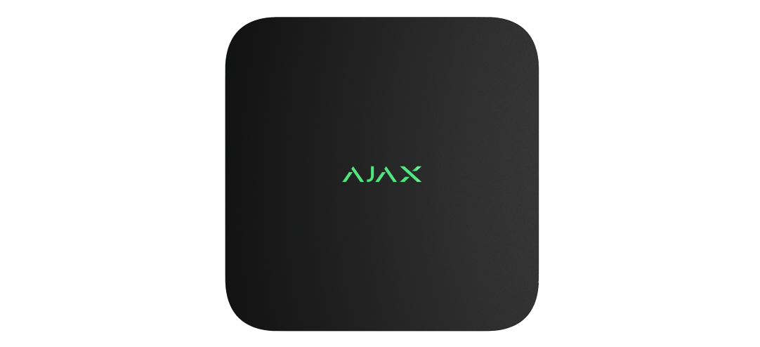 Ajax 127051.122.BL NVR DC (8ch) (8EU) ASP black