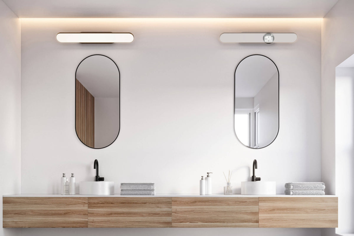 DALS 32in Vanity oblong adjustable on Octo Jbox VAO32-CC-G