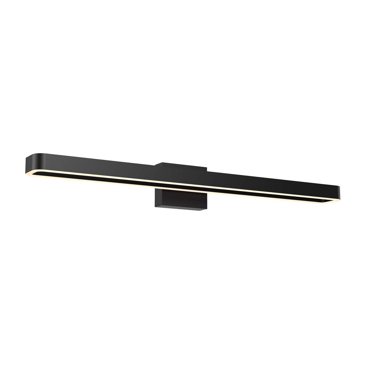 DALS 36″ Rectangular swivel vanity wall sconce VSW36-CC-BK