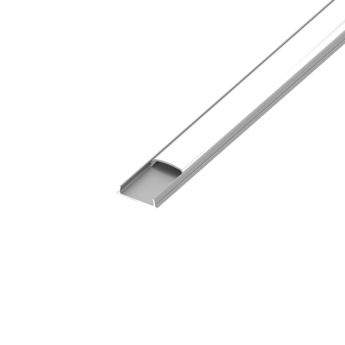 Diode Channel Bundle, WAVEFORM, 48 in., Frosted Cover, End Cap Pairs, Mounting Hardware